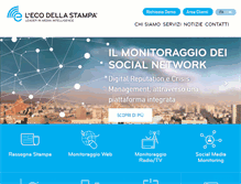 Tablet Screenshot of ecostampa.it
